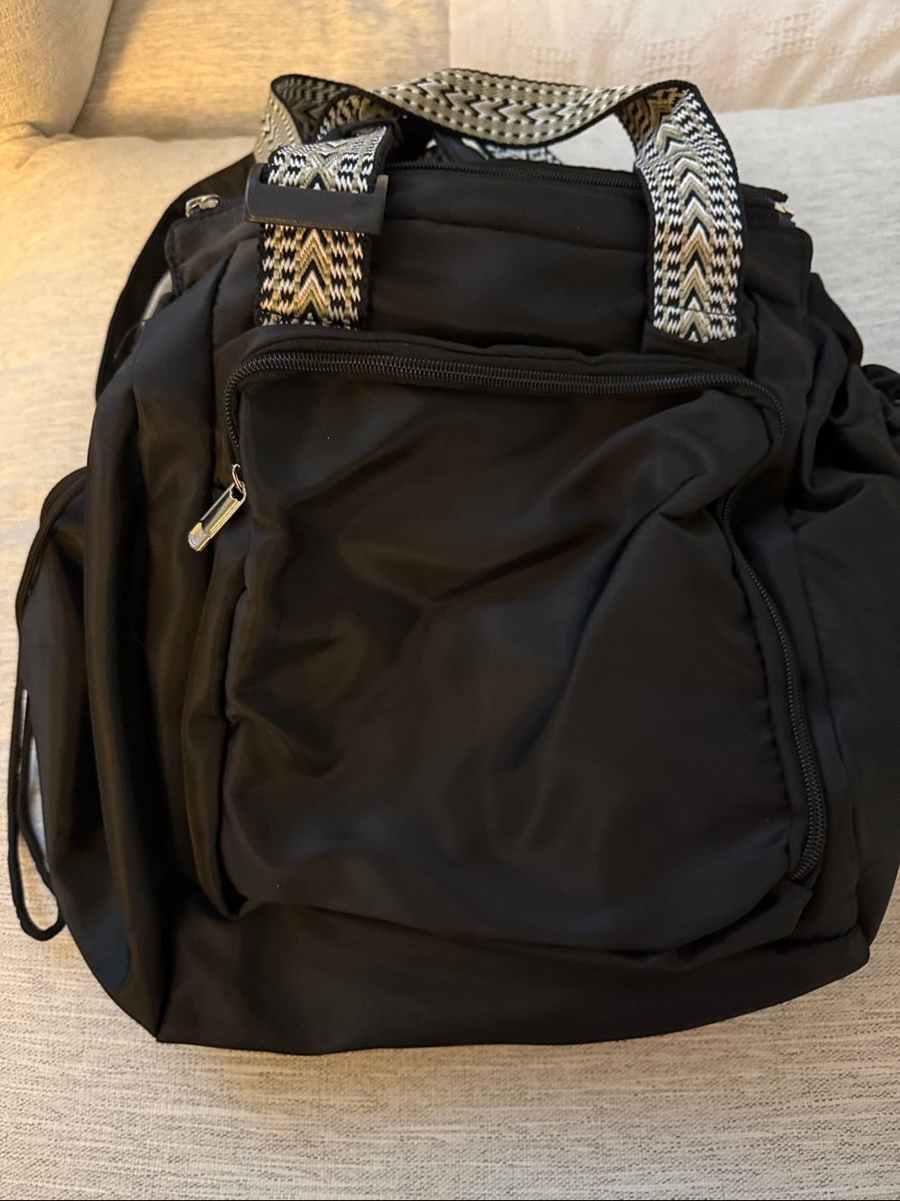 Palmer’s “Carry Everything” Bag with Gray Interior and Back Pack option